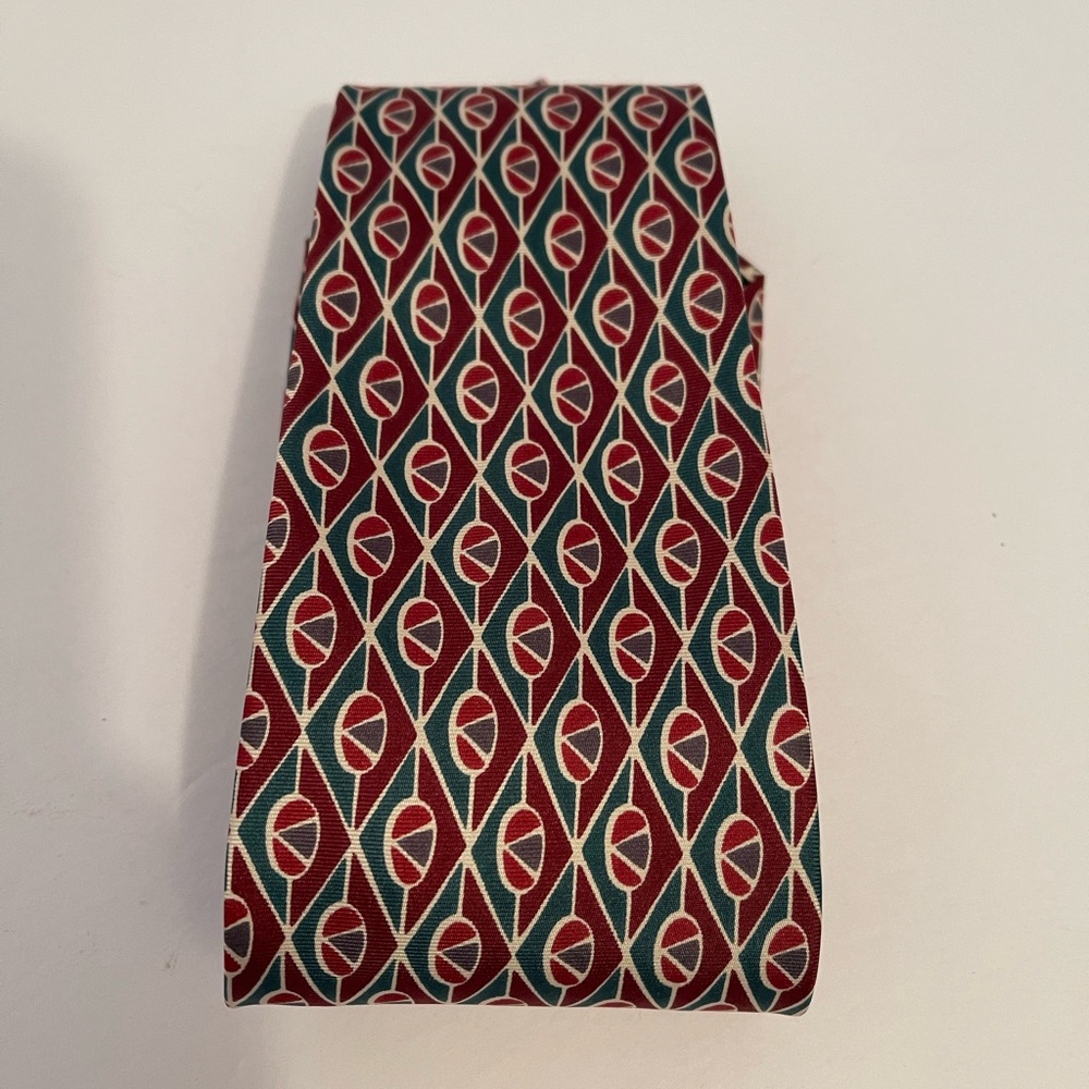 Vintage Oscar de la Renta Men's 56”L 4” W Neck Tie Wear Couture Collection